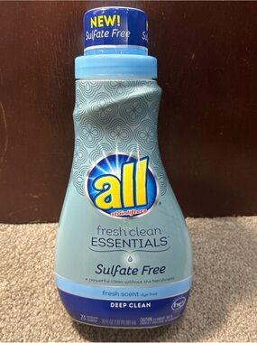 All Fresh Clean Essentials Fresh Scent Sulfate Deep Clean Laundry Detergent 30oz